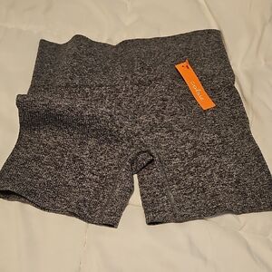 Colsie Charcoal Knit Shorts